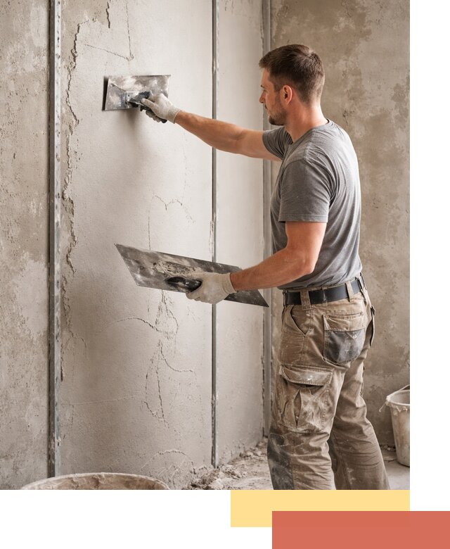 Штукатурка стен гипсовая в каменке — качественный и быстрый монтаж