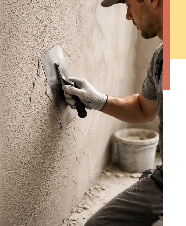 Структурная штукатурка стен в каменке от 4552 руб. под ключ | ОТДЕЛОЧНИК-Кам