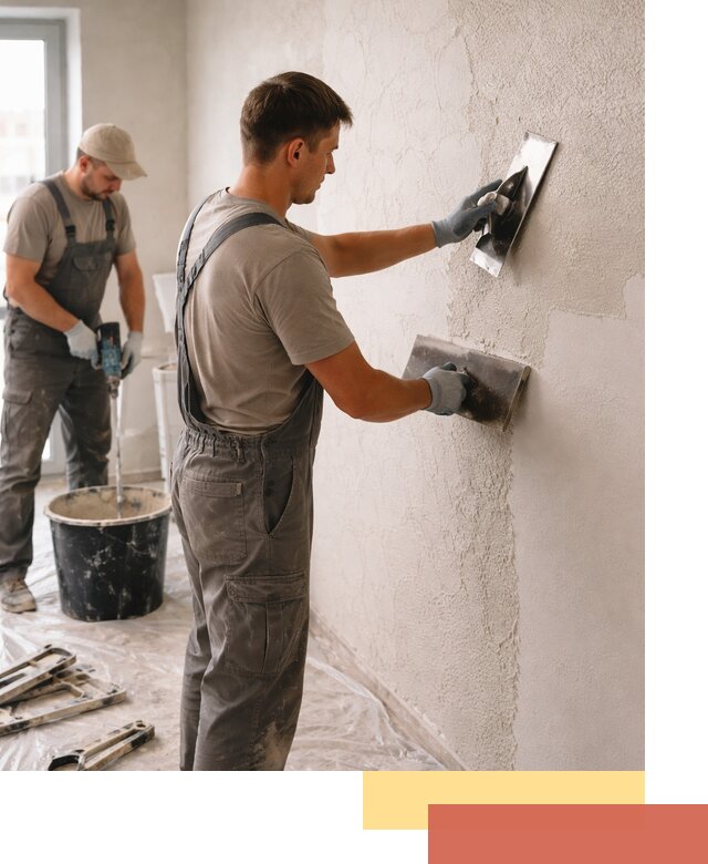 Структурная штукатурка стен в каменке — качественная отделка поверхностей