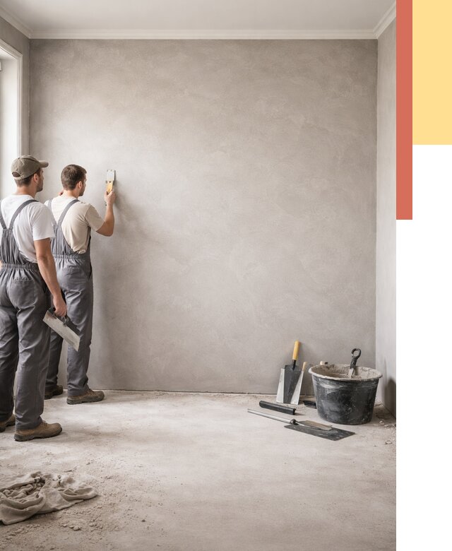 Микробетон на стены в каменке от 1264 руб. — нанесение и отделка | ОТДЕЛОЧНИК-Кам