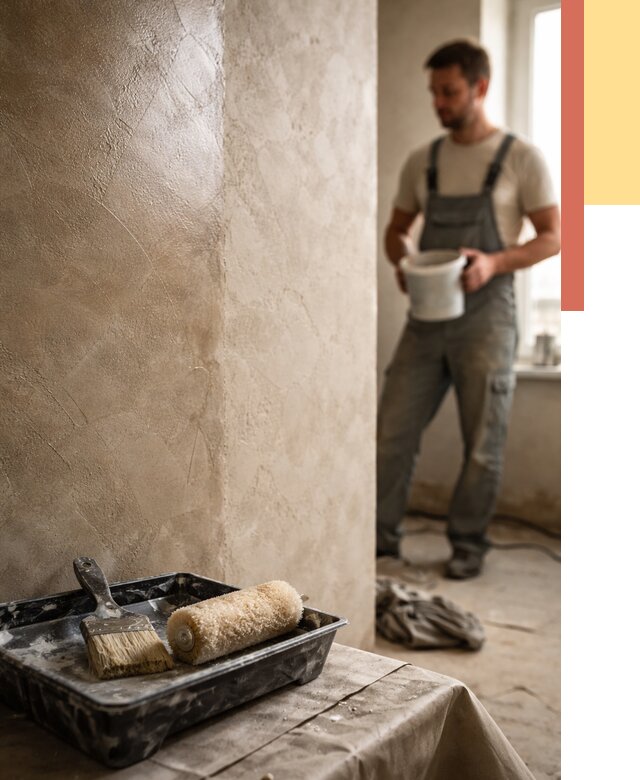 Нанесение воска на штукатурку в каменке от 3540 руб. | Услуги ОТДЕЛОЧНИК-Кам