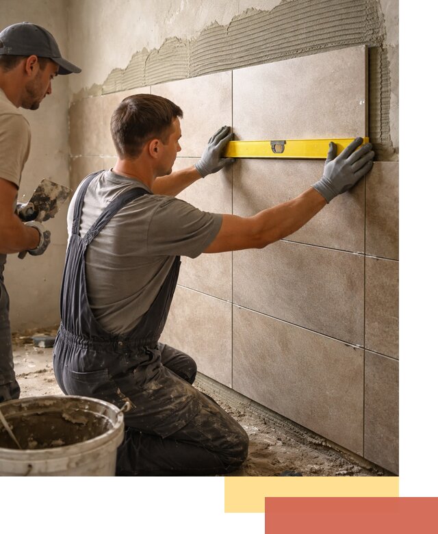 Облицовка стен керамогранитом в каменке профессионально и быстро