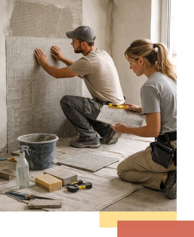 Облицовка стен мозаикой в каменке качественно и быстро