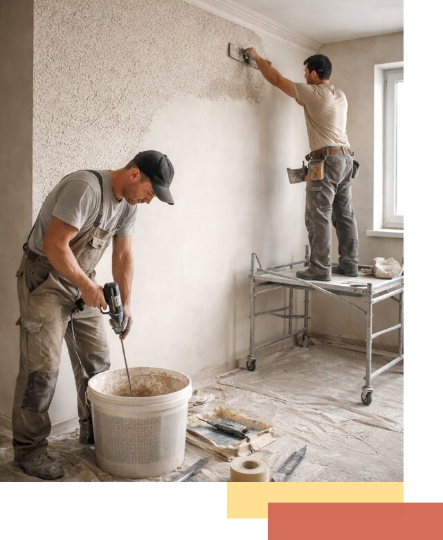 Нанесение жидких обоев под ключ в каменке с гарантией качества