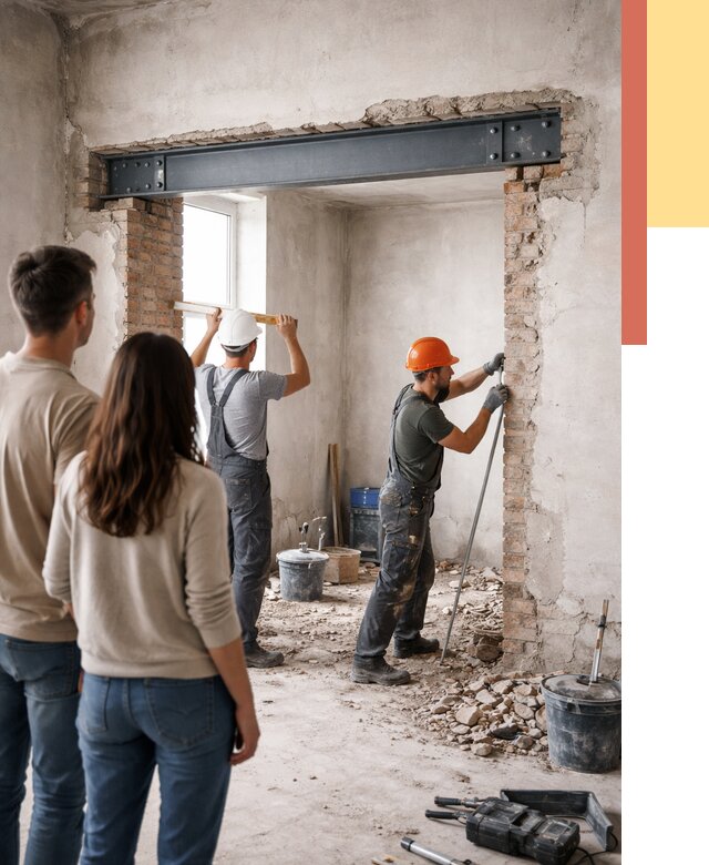 Усиление проема в стене в каменке от 9609 руб. — усиление дверного проема металлоконструкцией | ОТДЕЛОЧНИК-Кам