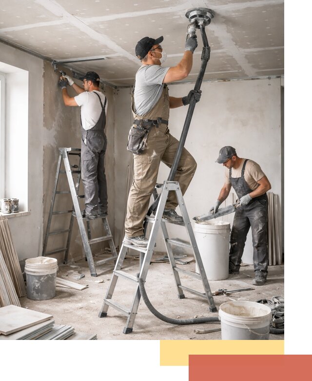 Ремонт потолка из гипсокартона в каменке: быстрый и качественный монтаж