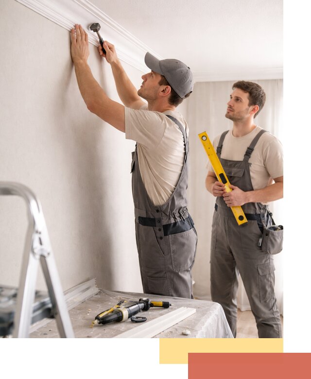 Монтаж потолочного плинтуса в каменке качественно и быстро